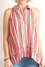  Collered Buttondown Tank