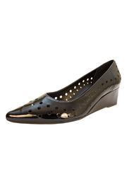  Black Patent Wedge