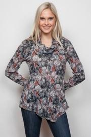  Crinkle Cowl Top