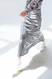 Gunmetal Maxi Skirt