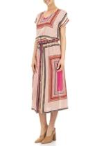  Loose Printed Dress