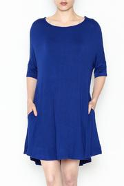  Royal Blue Tee Dress