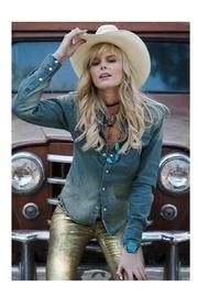  Denim Snap Shirt