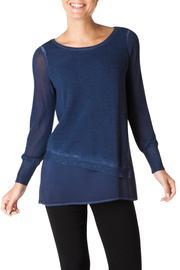 Indigo Sweater Blouse