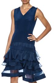 Navy Silk Dress