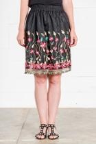  Floral Embriodered Skirt
