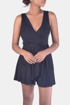  Soft-jersey Wrap Romper