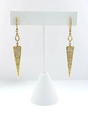  Diamond Triangle Earrings