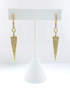  Diamond Triangle Earrings