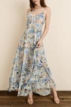  Blue Rose Maxi-dress