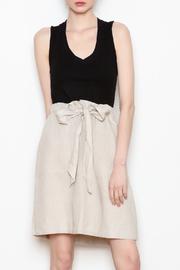 Tie Linen Skirt
