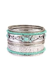  Turquoise-bangle Bracelet Set