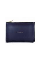  Blue Leather Pouch