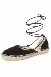  Black Flat Espadrille