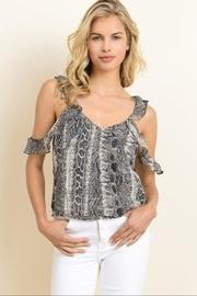  Reptile Ruffled Top