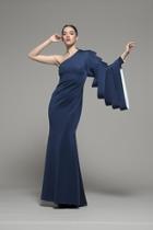 One-shoulder Gamewell Gown