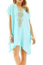  Chai V-neck Caftan-dress