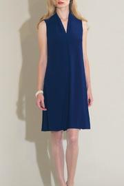  Solid V Slvls Swing Dress