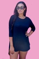  Black Dollman Blouse