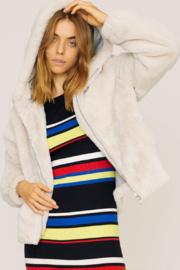  Luv The Night Faux Fur Hoodie