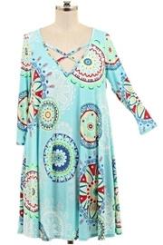  Blue Strappy Tunic