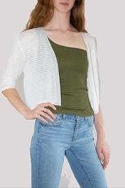  Striped Textured Cardigan