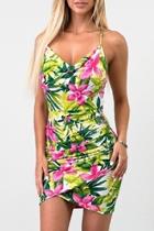  Tropical Bodycon Dress