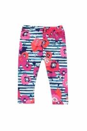  Navy Floral Leggings