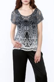  Grey Ombre Top