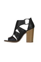  Perforated Faux-leather Sandal