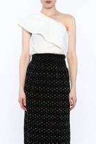  One Shoulder Tier Top