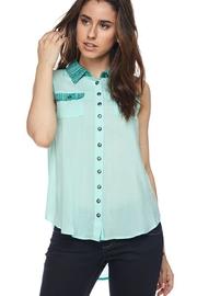  Sheer Chiffon Tank