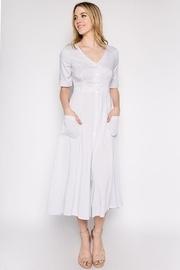 Polka-dot White Dress