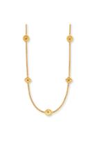  Daphne Station Necklace Gold Pearl