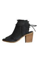  Grey Fringe Heel