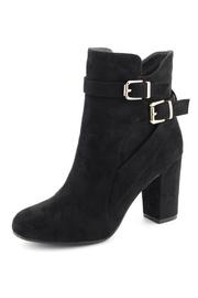  Buckle Heel Bootie
