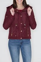  Quilted Hoodie Jacket