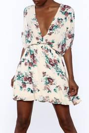  Floral Printed Wrap Dress
