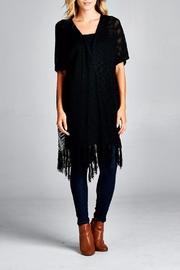  High Low Fringe Cardigan