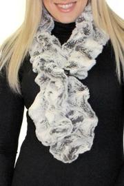  Frosted-grey Fur Scarf