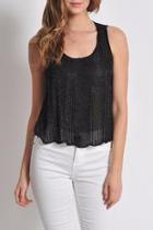  Black Beaded Tank