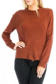  Fuzzy Open Back Sweater