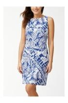 Palmfrond Sheath Dress