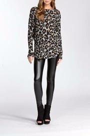  Leopard Open Back Sweater