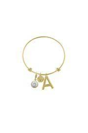  Pearl Initial Bangle
