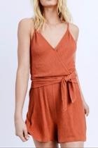  Side Self-tie Romper