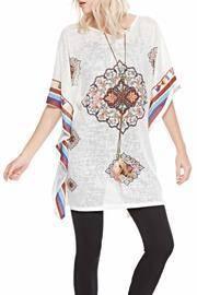  Morocan Tie Top