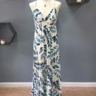  Knot Front Maxi Dress