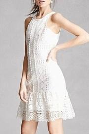  Crochet White Dress