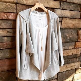  Hooded Cotton Cardi